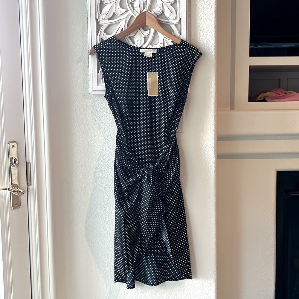 Michael Kors Polka dot sleeveless dress.
